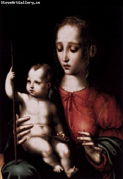 Luis de Morales Virgin and Child with a Spindle